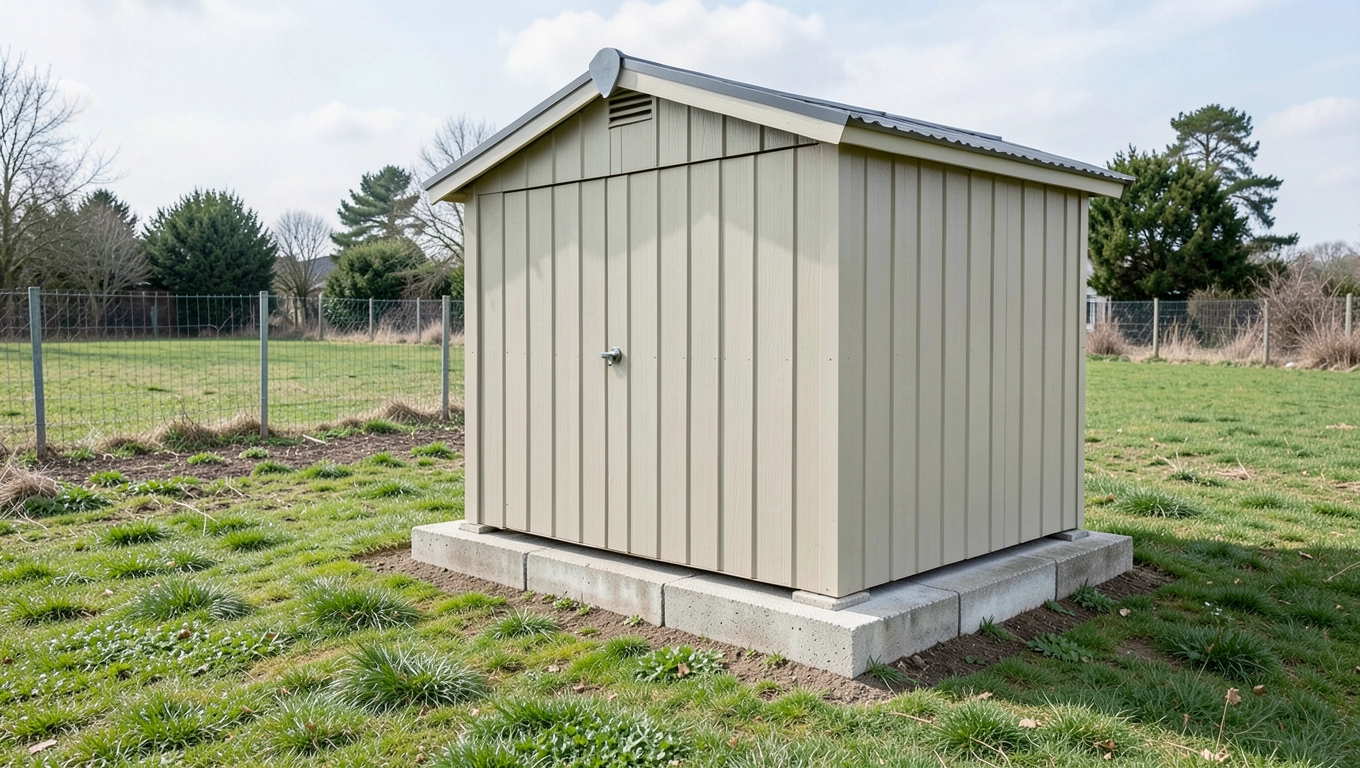 Szopa z płyt betonowych a formalności