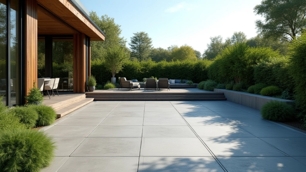 Tarasy z płyty betonowej