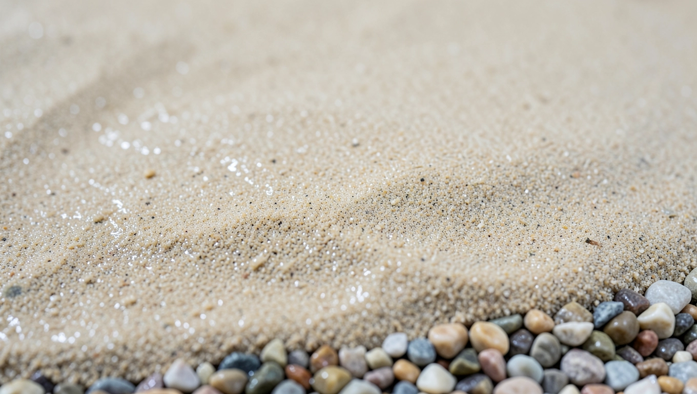 Warstwa piasku pod płyty