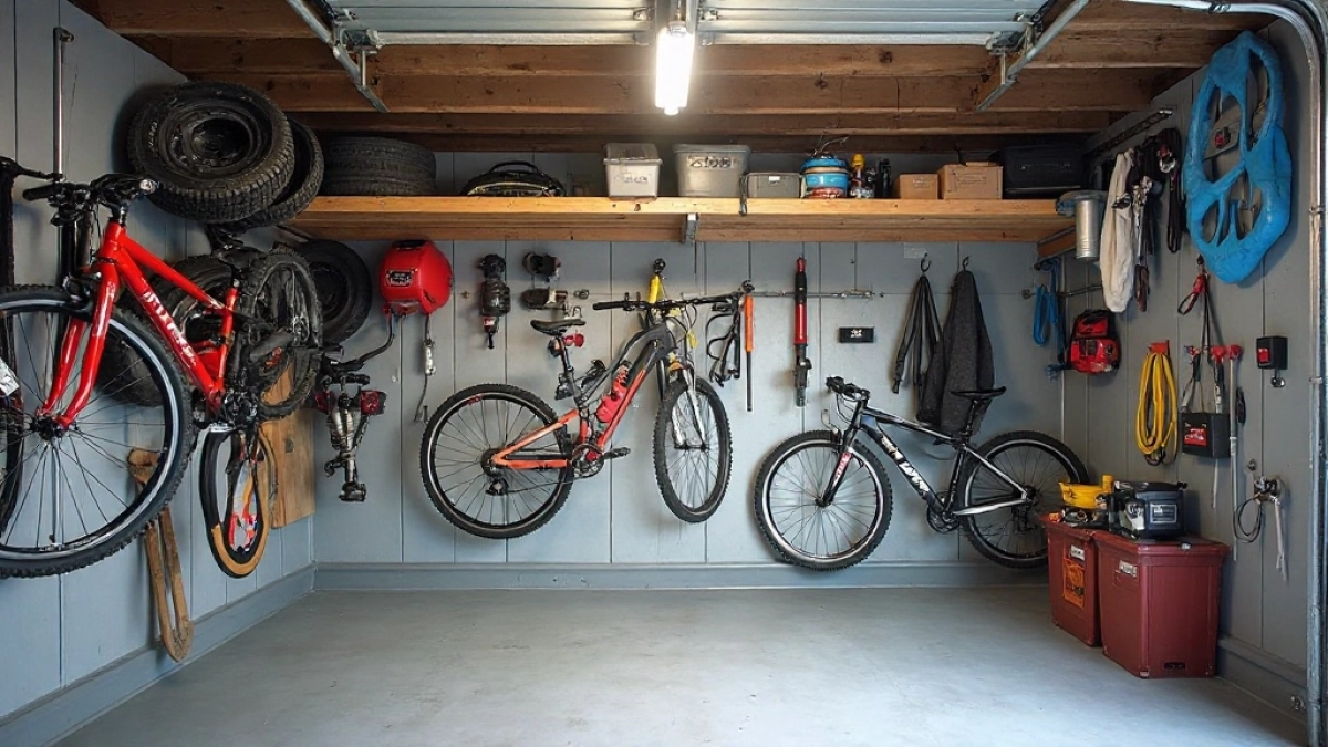 wieszaki do garażu blaszanego