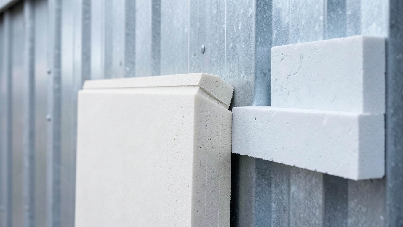 Wybór grubości warstwy pianki dla garażu blaszanego