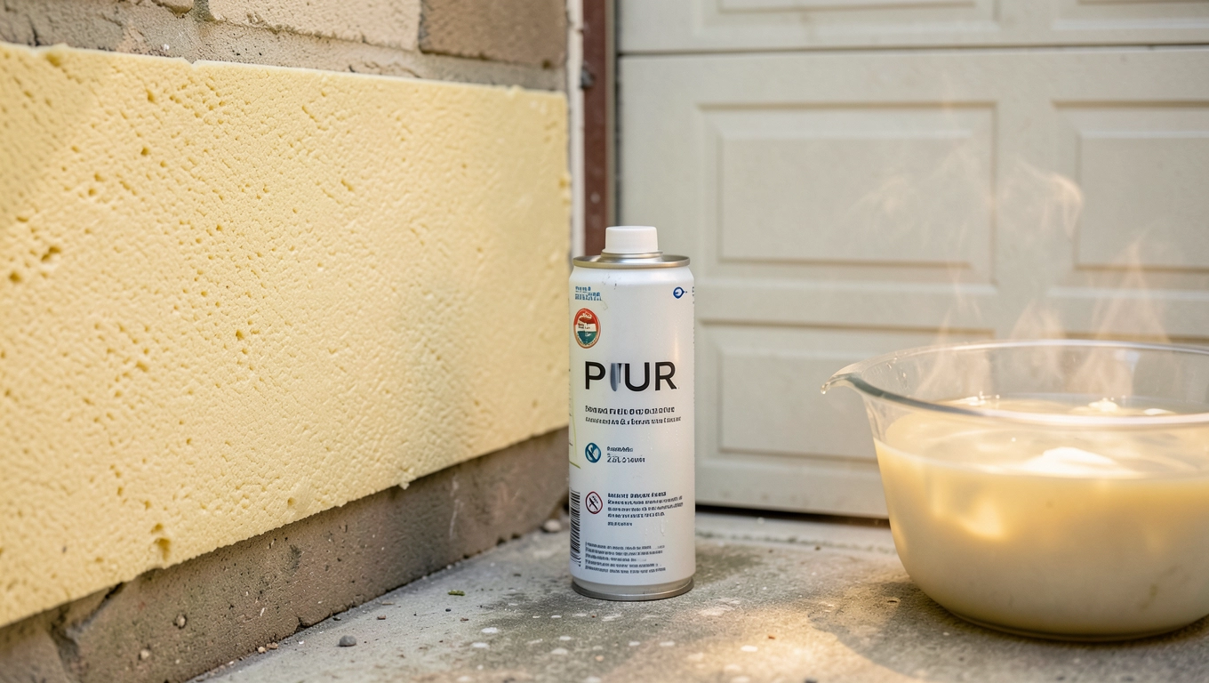 Wydajność piany PUR do izolacji garażu