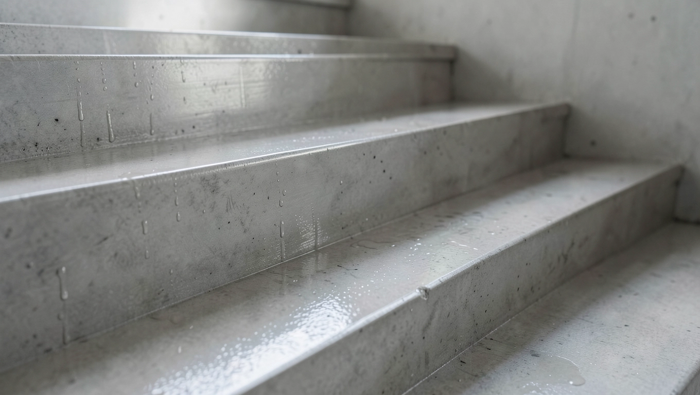 Wykończenie i konserwacja schodów z płyt betonowych