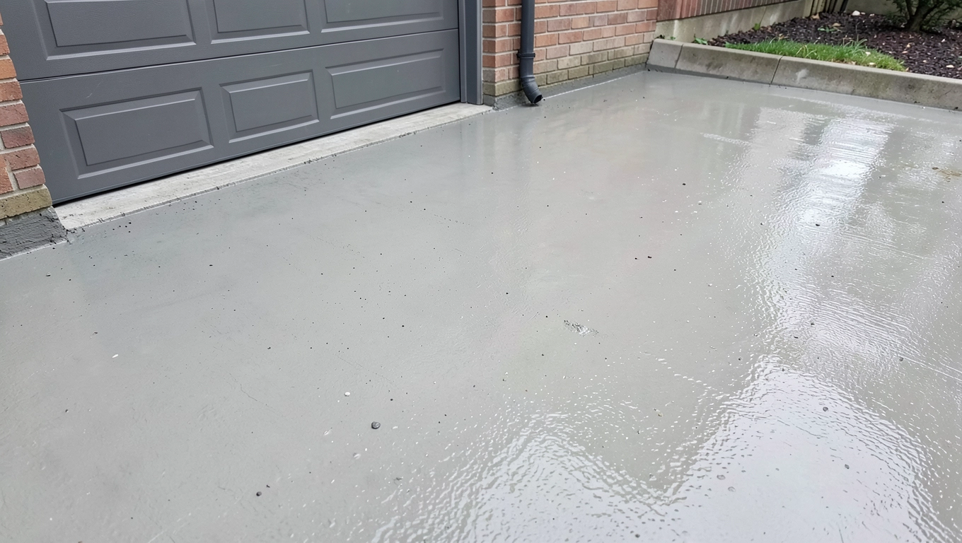 Wylewka betonowa na podjazd do garażu