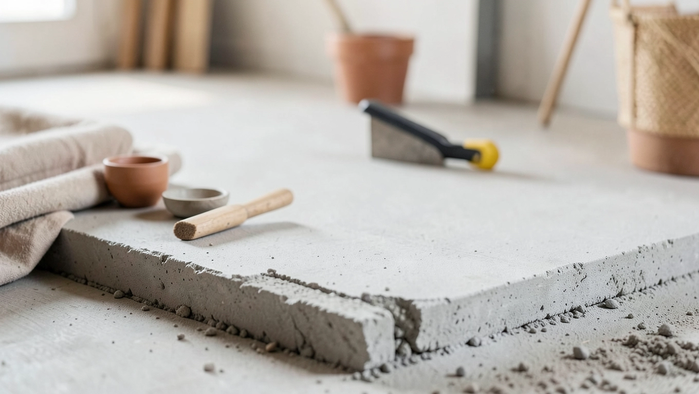 Wymiana uszkodzonego podłoża pod płytą betonową