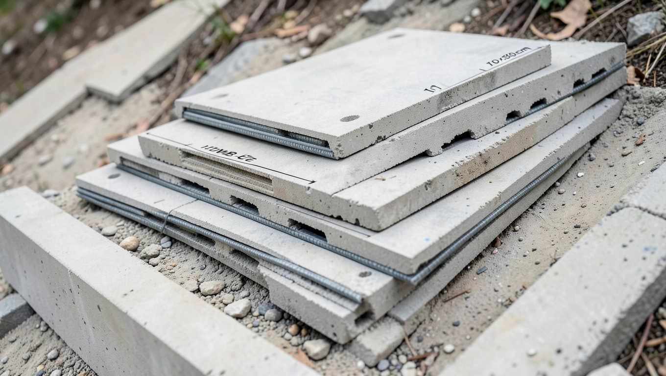 Wymiary płyt na skarpy zbrojonych