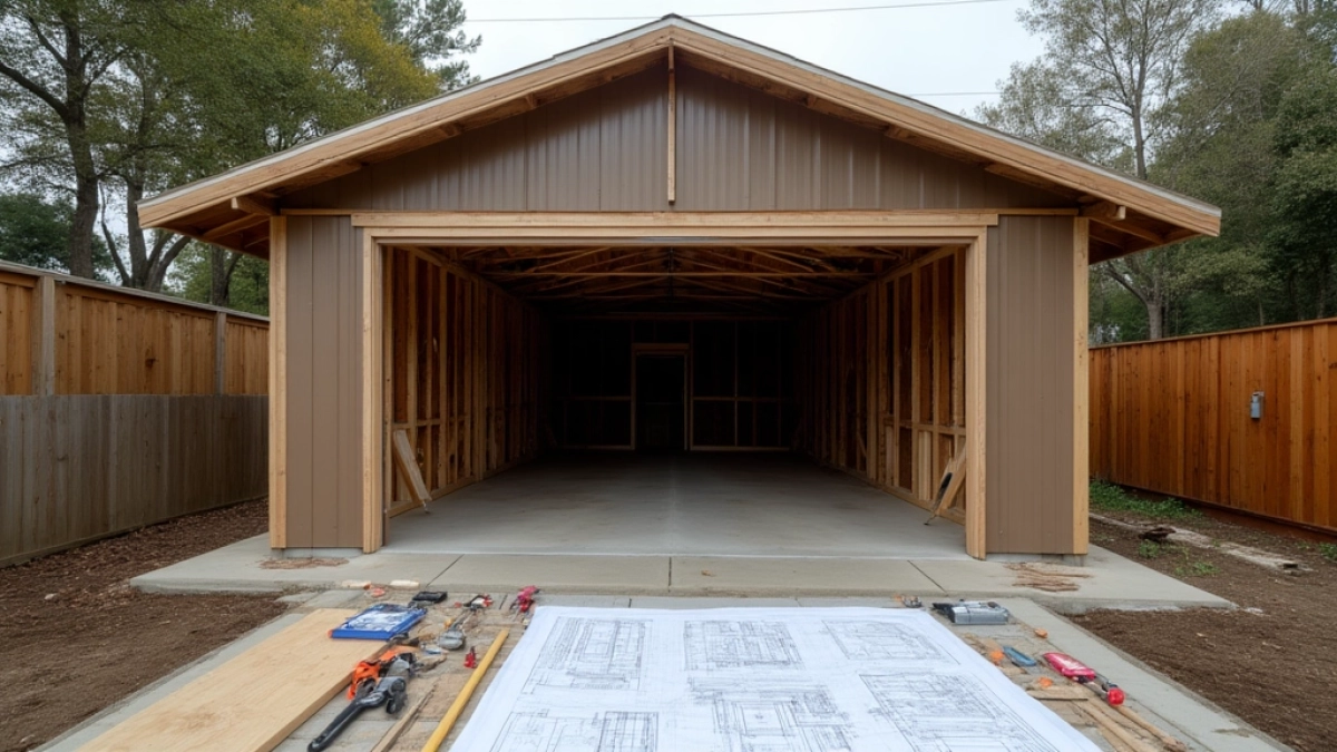 wzór zgłoszenia garażu blaszanego