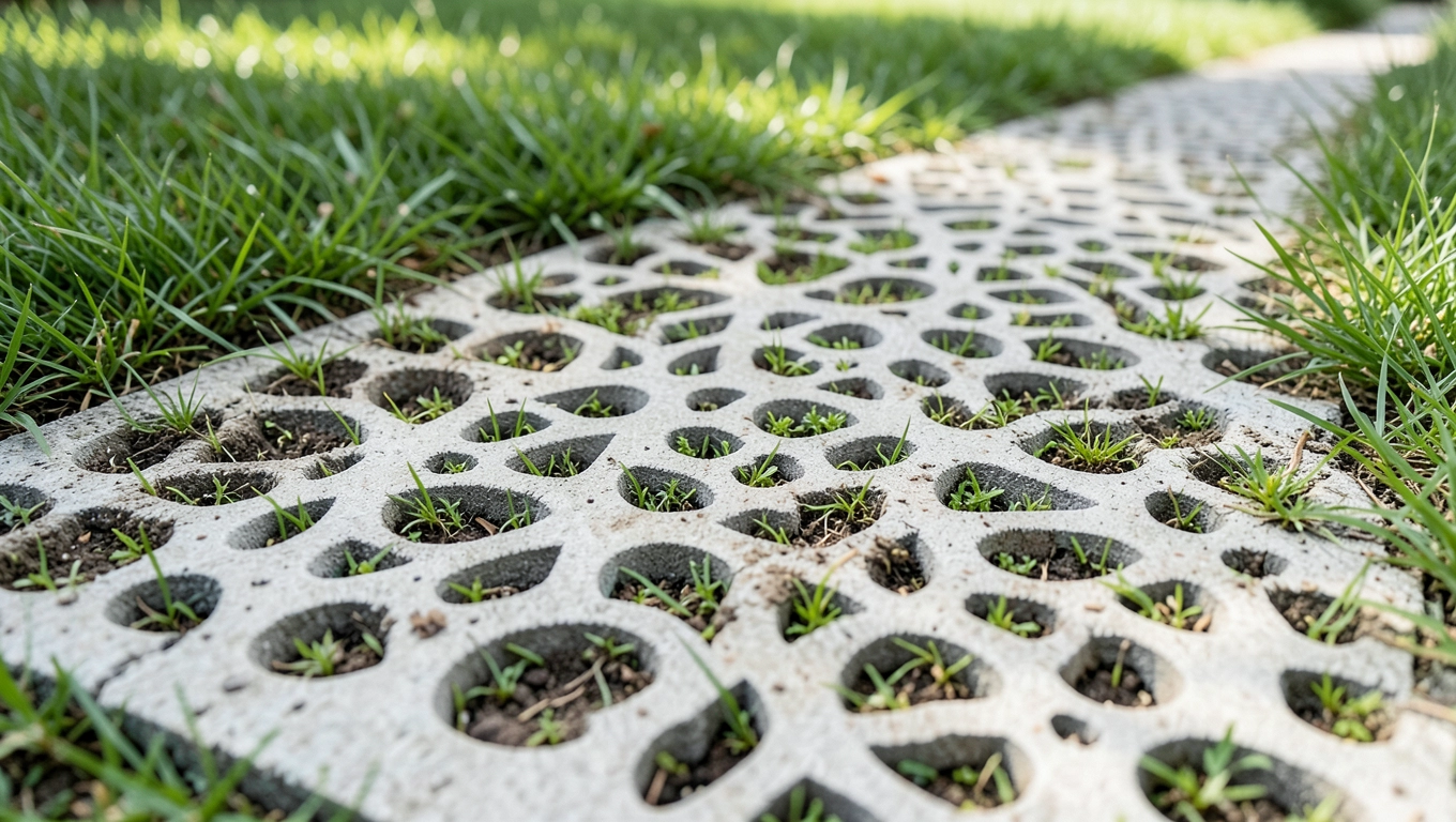 Wzory i imitacje w formach do płyt betonowych