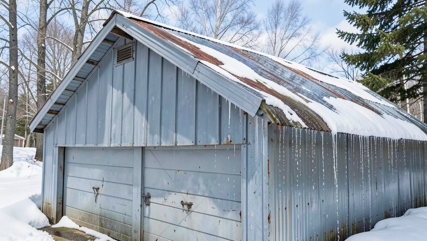 Zalety spadku w garażu blaszanym