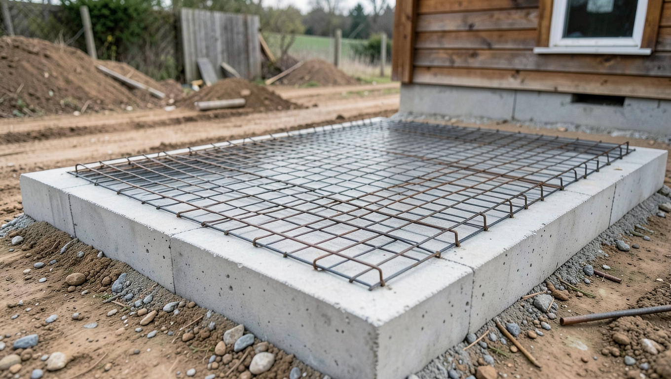 Zbrojenie płyty betonowej