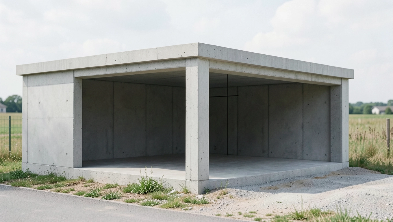 Zgłoszenie a pozwolenie co wybrać dla garażu z płyt betonowych