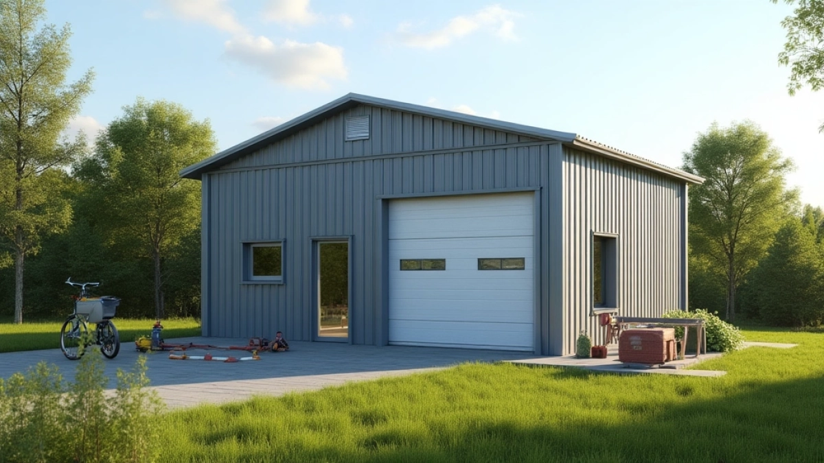 zgłoszenie postawienia garażu blaszanego wzór